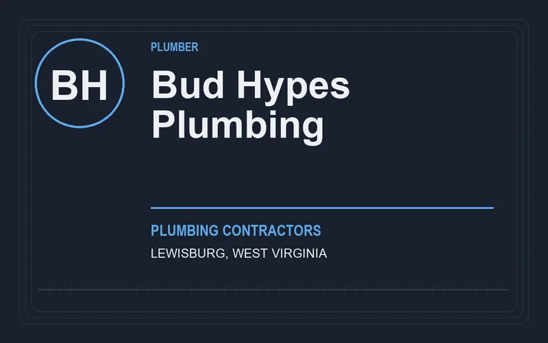 Bud Hypes Plumbing in Lewisburg, West Virginia