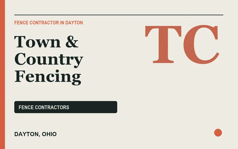 Town & Country Fencing in Dayton, Ohio