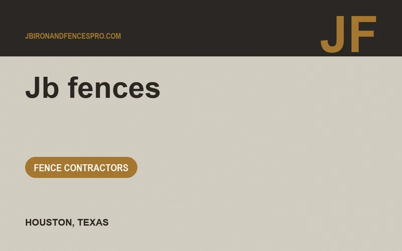 Jb fences in Houston, Texas