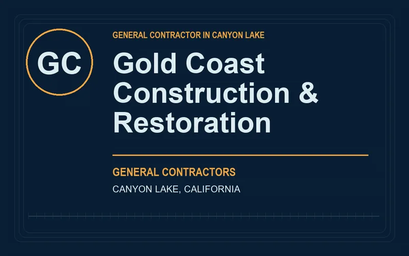 Gold Coast Construction & Restoration in Canyon Lake, California