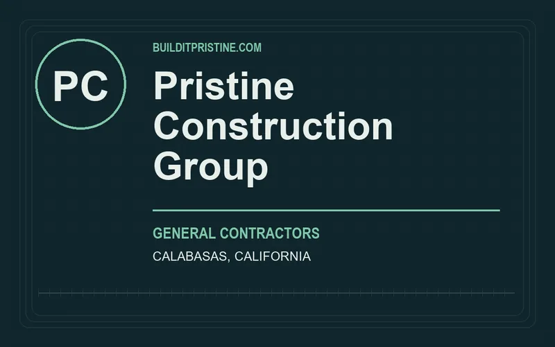 Pristine Construction Group in Calabasas, California