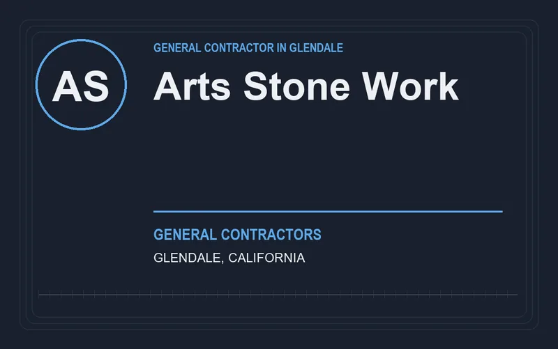 arts stone work in Glendale, California