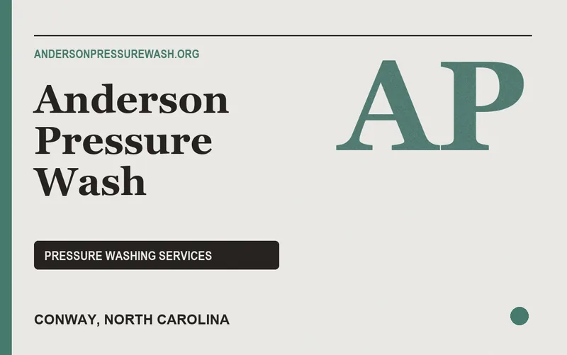 Anderson Pressure Wash in Conway, North Carolina
