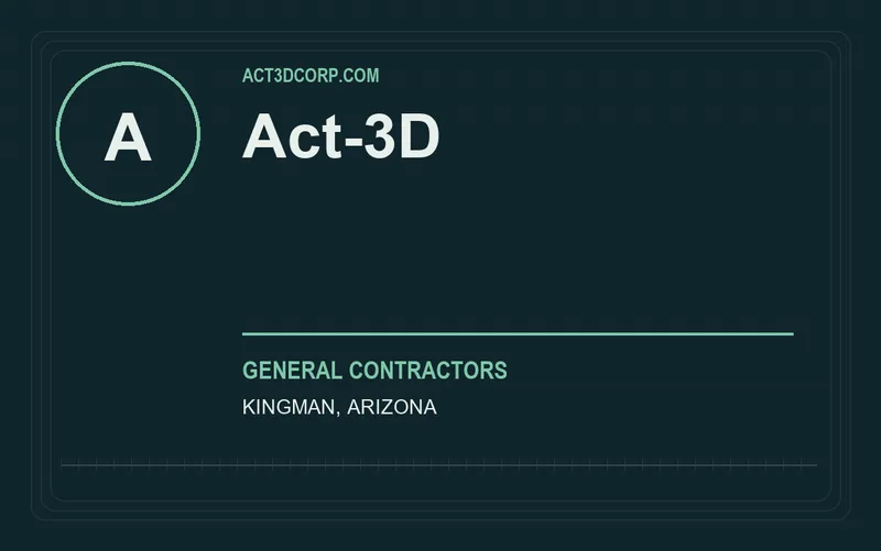 ACT-3D in Kingman, Arizona