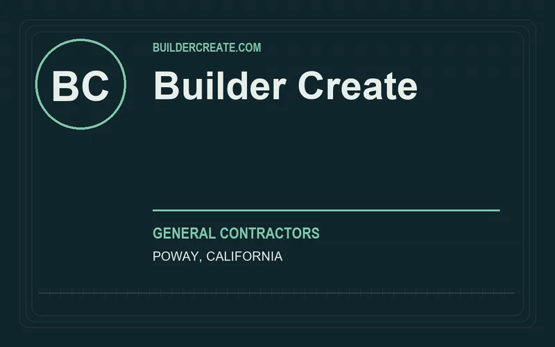 Builder Create in Poway, California