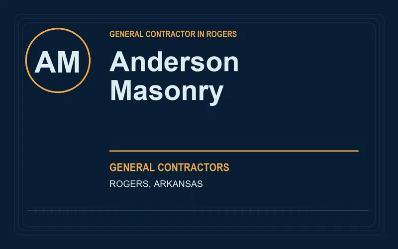 Anderson Masonry in Rogers, Arkansas