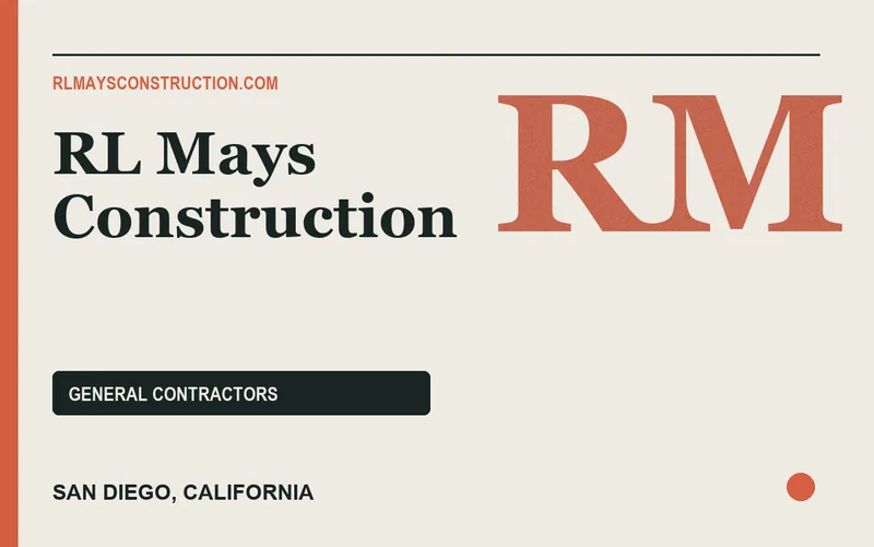 RL Mays Construction in San Diego, California
