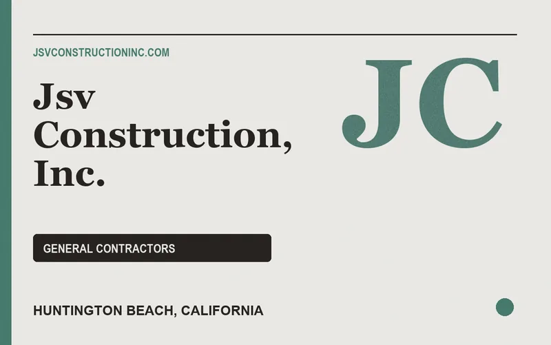 Jsv Construction, Inc. in Huntington Beach, California