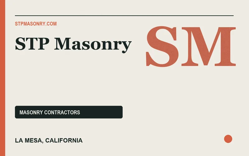STP Masonry in La Mesa, California
