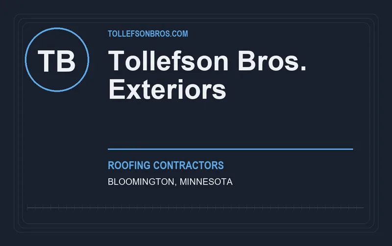 Tollefson Bros. Exteriors in Bloomington, Minnesota