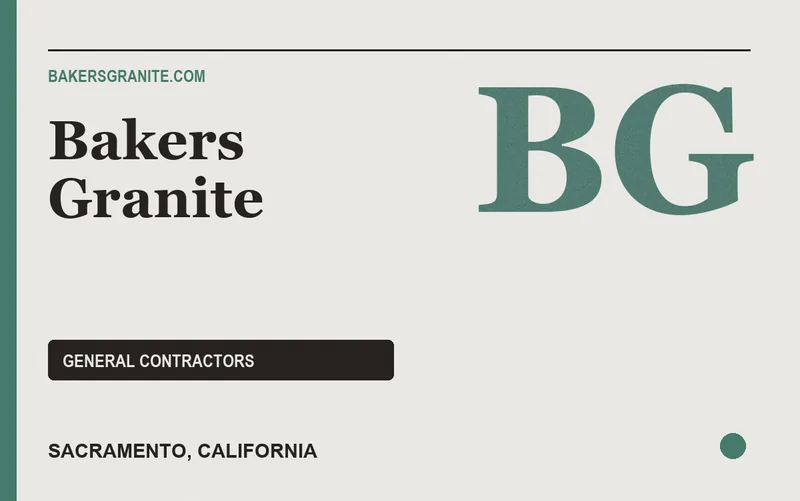 Bakers Granite in Sacramento, California