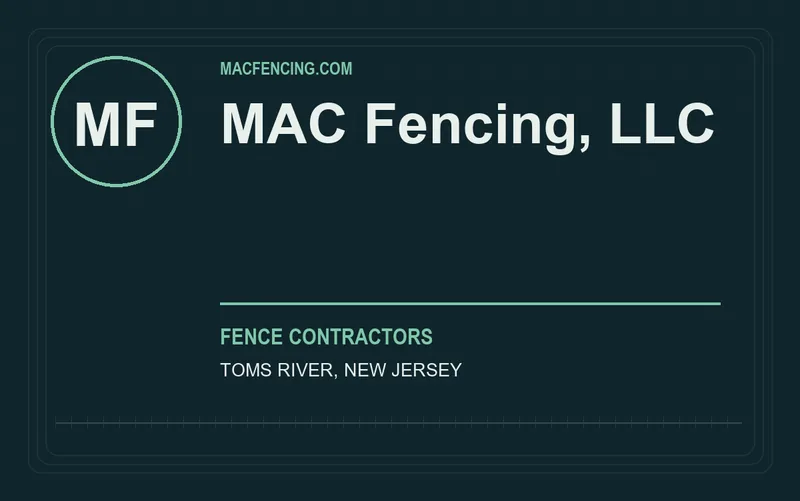MAC Fencing, LLC in Toms River, New Jersey