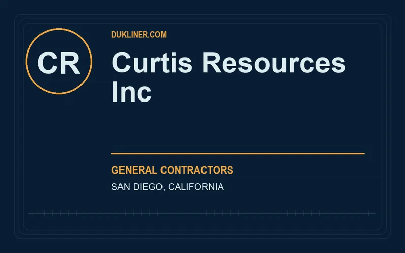 Curtis Resources Inc in San Diego, California