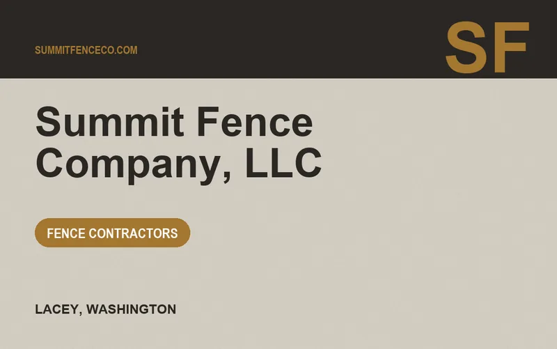 Summit Fence Company, LLC in Lacey, Washington