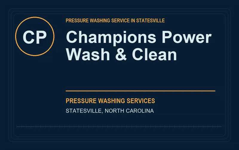 Champions Power Wash & Clean in Statesville, North Carolina