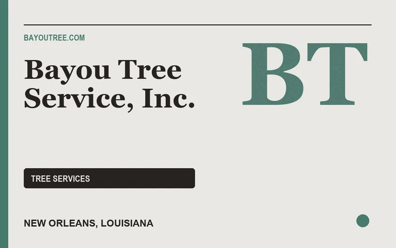 Bayou Tree Service, Inc. in New Orleans, Louisiana