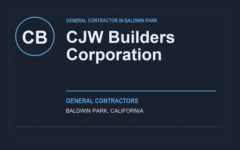 CJW Builders Corporation in Baldwin Park, California