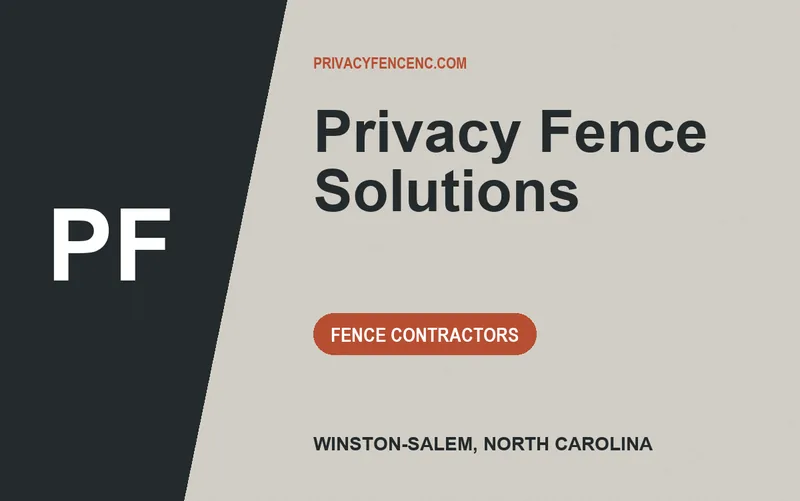 Privacy Fence Solutions in Winston-Salem, North Carolina