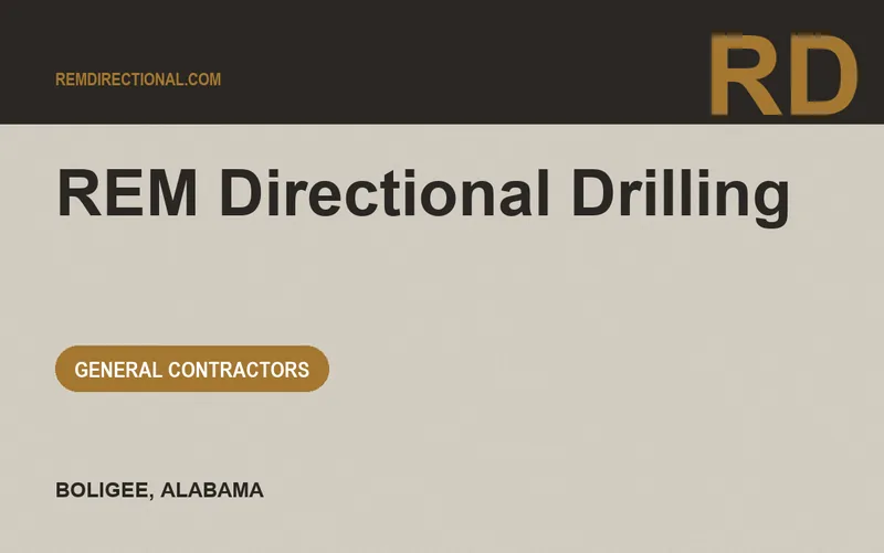 REM Directional Drilling in Boligee, Alabama
