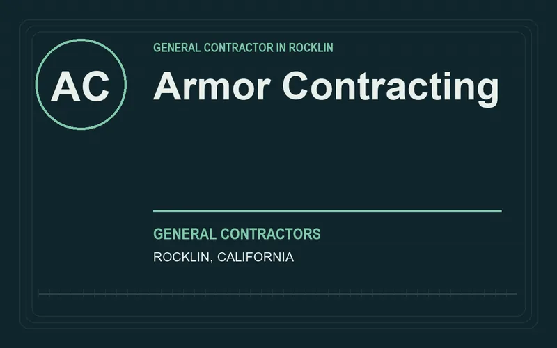 Armor Contracting in Rocklin, California