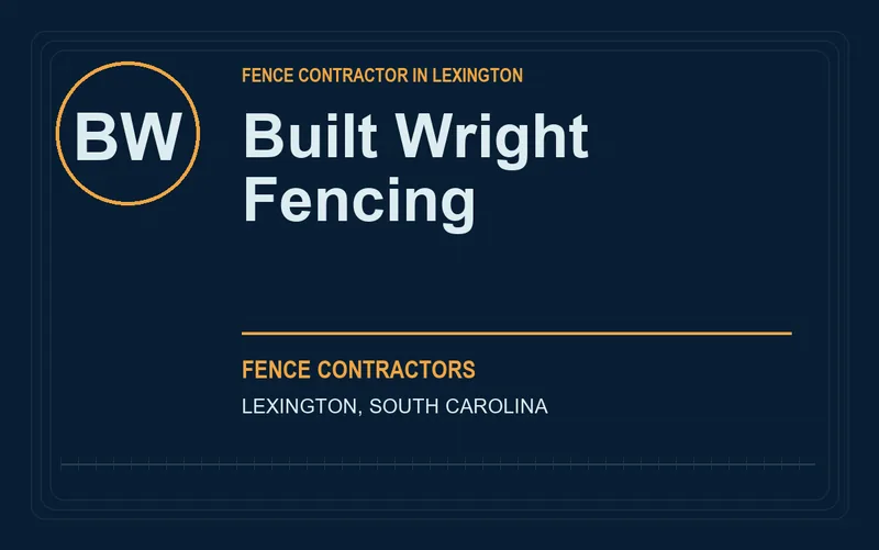 Built Wright Fencing in Lexington, South Carolina