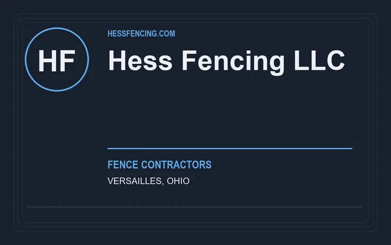Hess Fencing LLC in Versailles, Ohio
