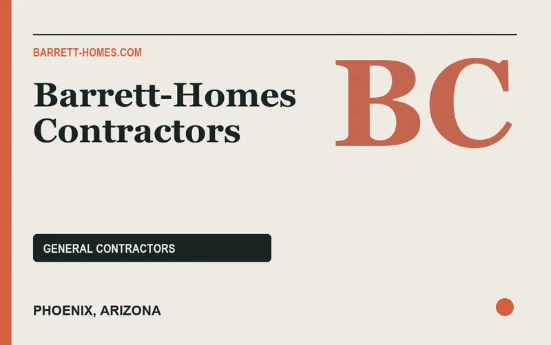 Barrett-Homes Contractors in Phoenix, Arizona