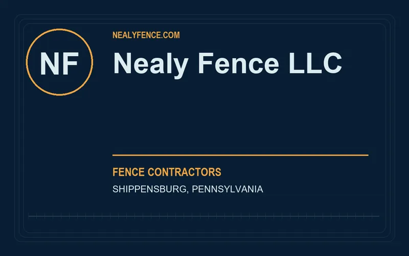 Nealy Fence LLC in Shippensburg, Pennsylvania