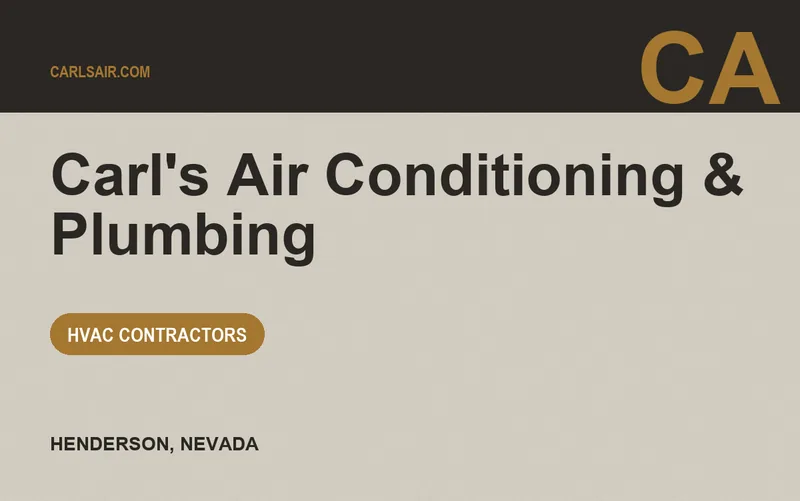 Carl's Air Conditioning & Plumbing in Henderson, Nevada