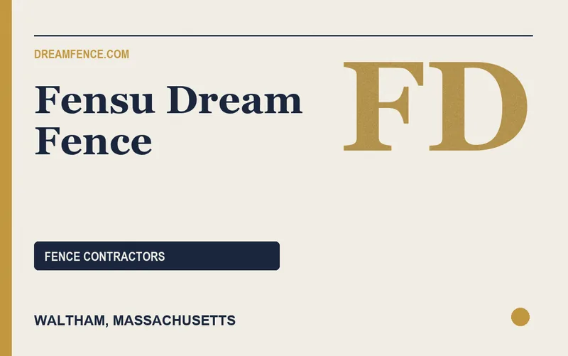 Fensu Dream Fence in Waltham, Massachusetts