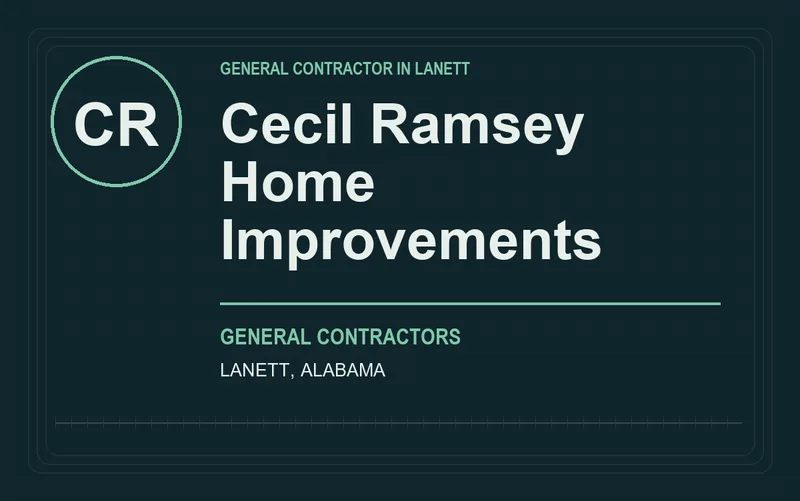 Cecil Ramsey Home Improvements in Lanett, Alabama