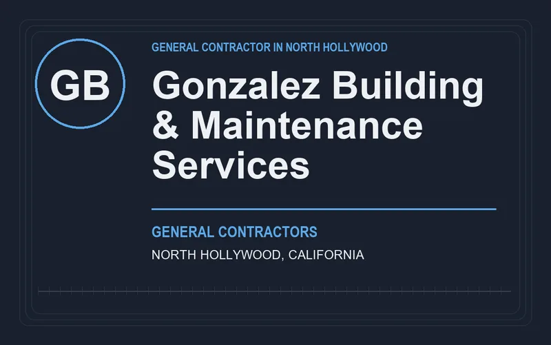 Gonzalez Building & Maintenance Services in North Hollywood, California
