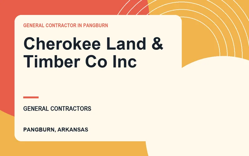 Cherokee Land & Timber Co Inc in Pangburn, Arkansas