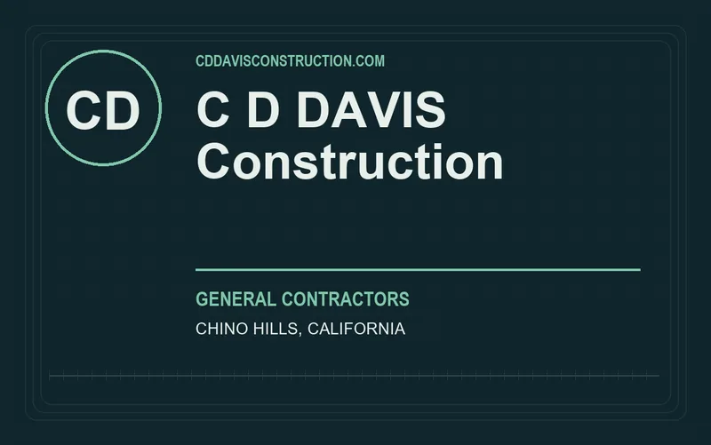 C D DAVIS Construction in Chino Hills, California