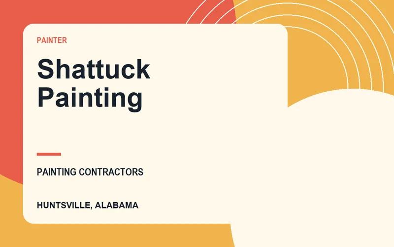 Shattuck Painting in Huntsville, Alabama