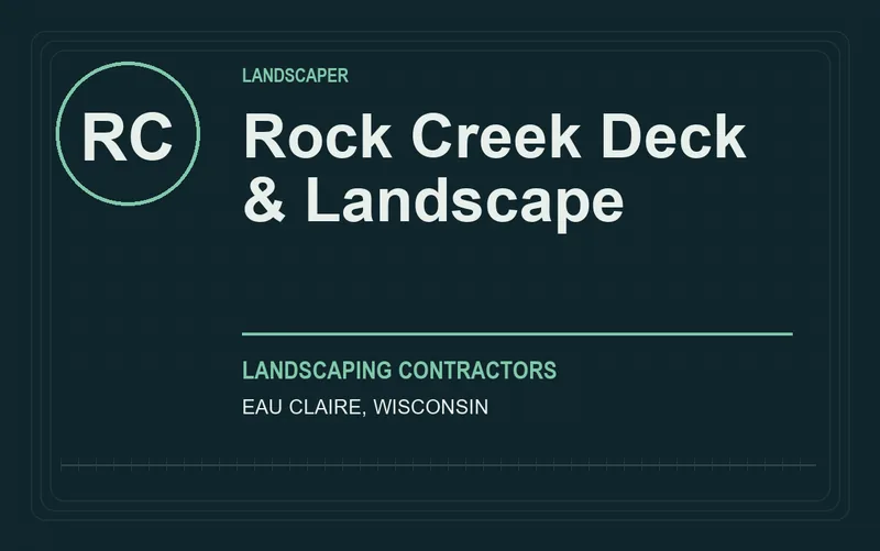 Rock Creek Deck & Landscape in Eau Claire, Wisconsin