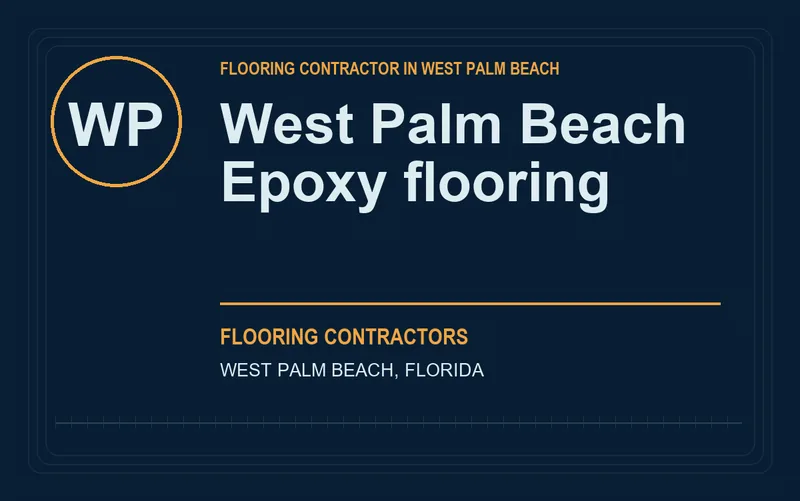 West Palm Beach Epoxy flooring in West Palm Beach, Florida