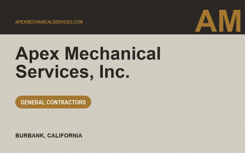 Apex Mechanical Services, Inc. in Burbank, California
