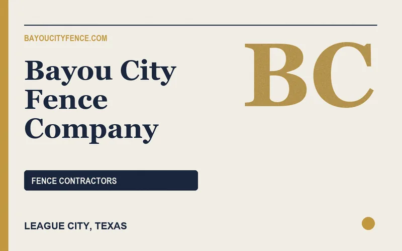 Bayou City Fence Company in League City, Texas