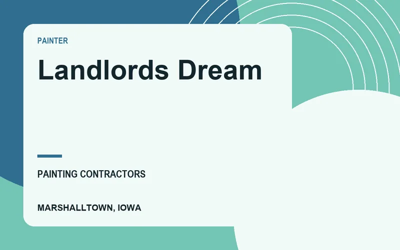 Landlords Dream in Marshalltown, Iowa
