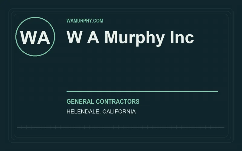 W A Murphy Inc in Helendale, California