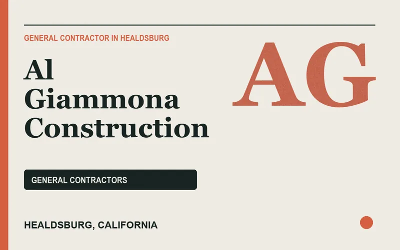 Al Giammona Construction in Healdsburg, California