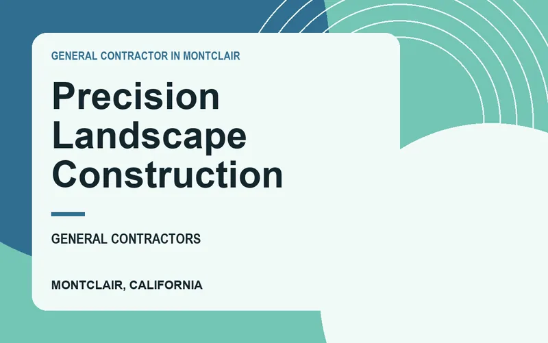 Precision Landscape Construction in Montclair, California