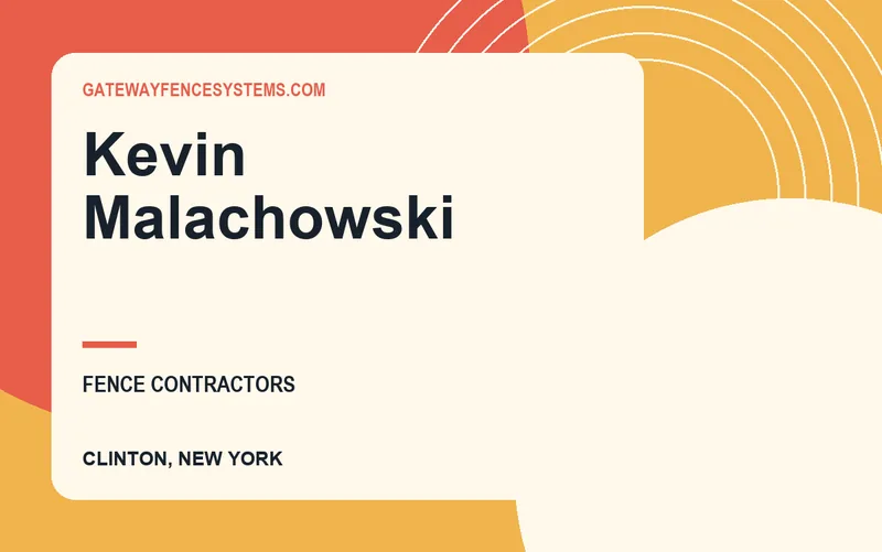 Kevin Malachowski in Clinton, New York