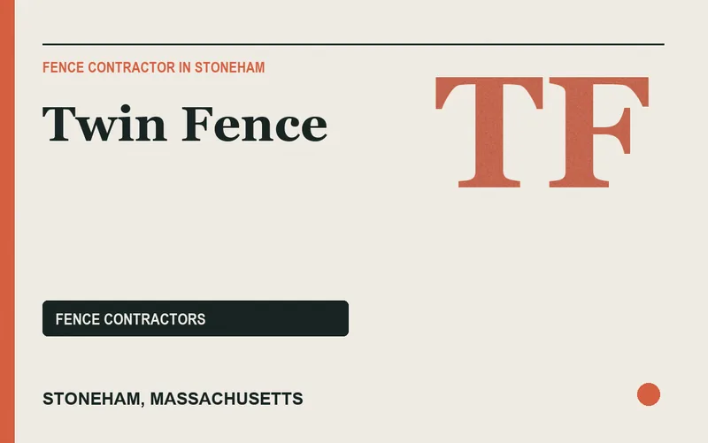Twin Fence in Stoneham, Massachusetts