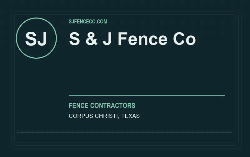 S & J Fence Co in Corpus Christi, Texas