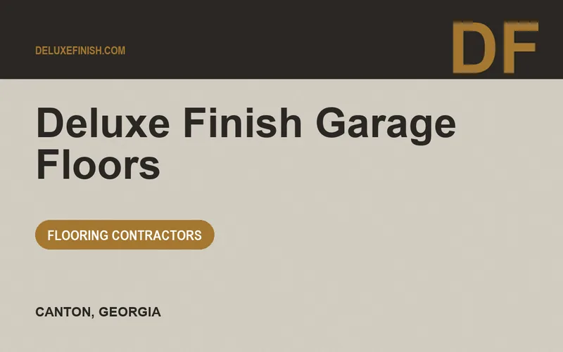 Deluxe Finish Garage Floors in Canton, Georgia