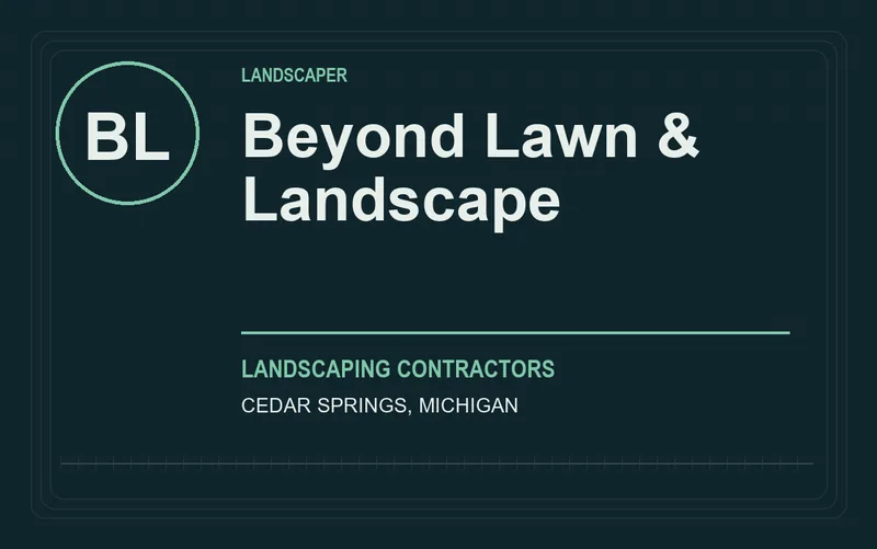 Beyond Lawn & Landscape in Cedar Springs, Michigan