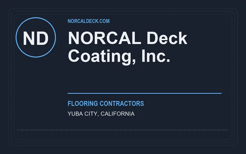 NORCAL Deck Coating, Inc. in Yuba City, California