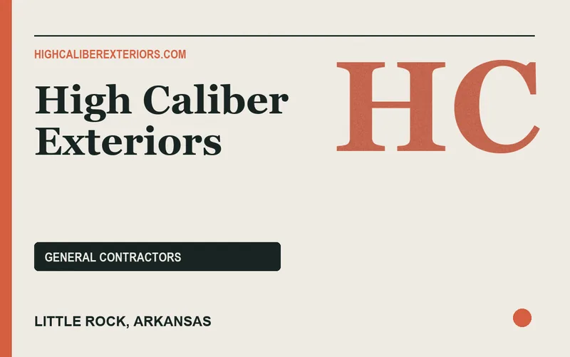 High Caliber Exteriors in Little Rock, Arkansas